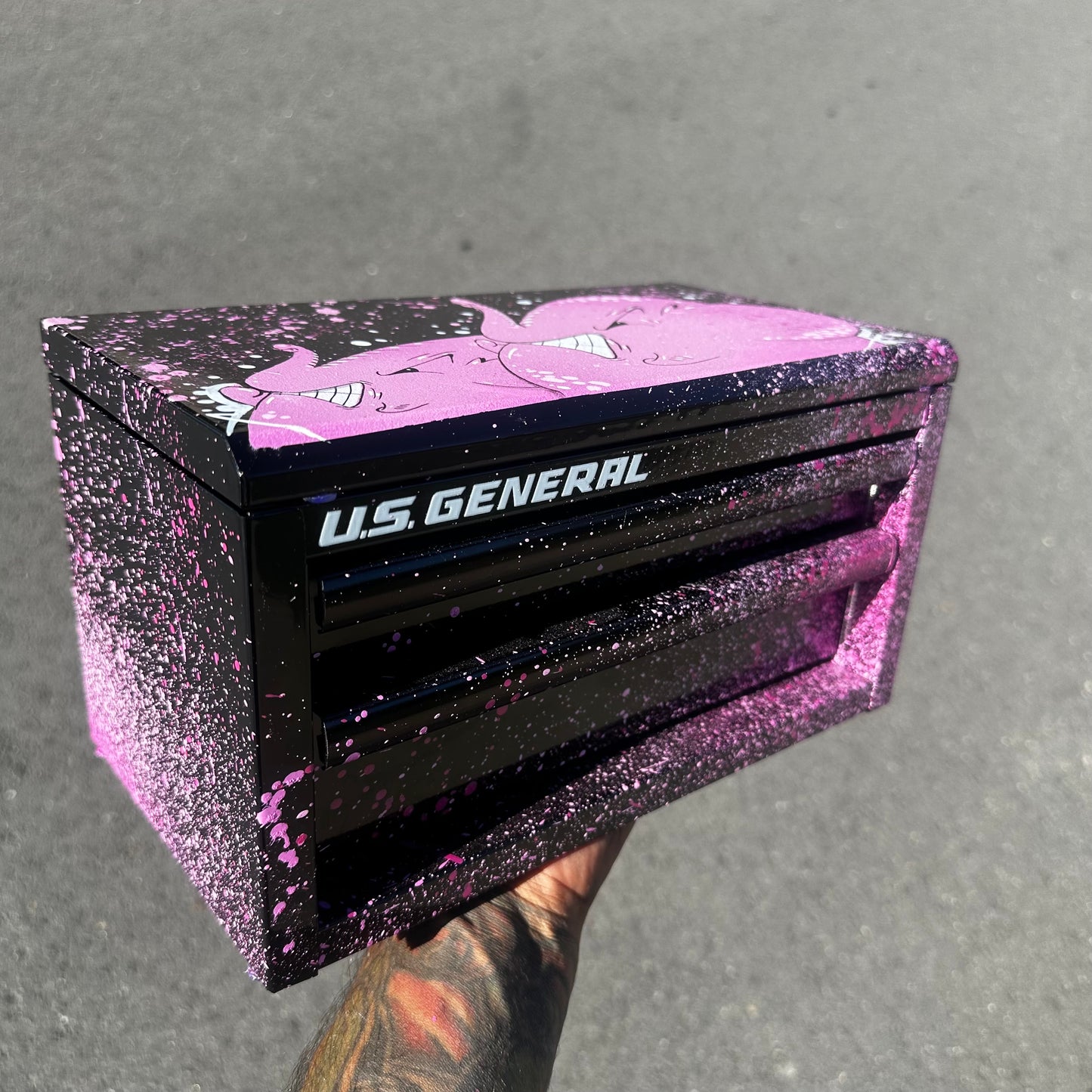 #0 Charlie Custom Black Tool box!