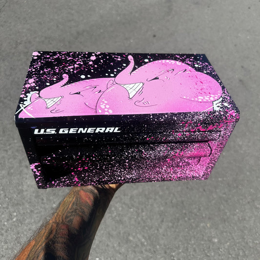 #0 Charlie Custom Black Tool box!