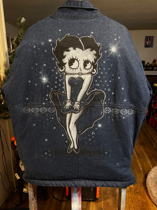 #00 Betty Boop Airbrush Jacket