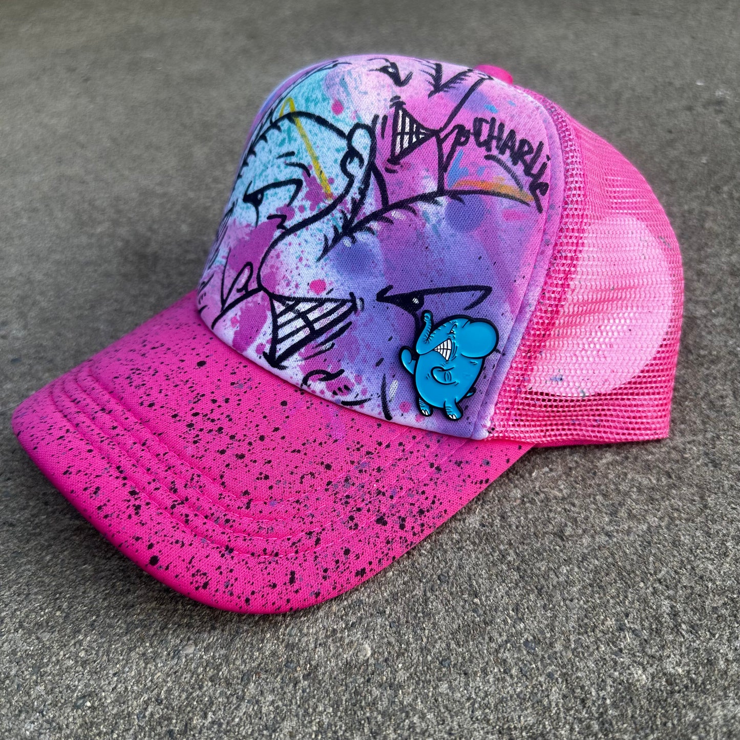 #0 Charlie custom trucker hats