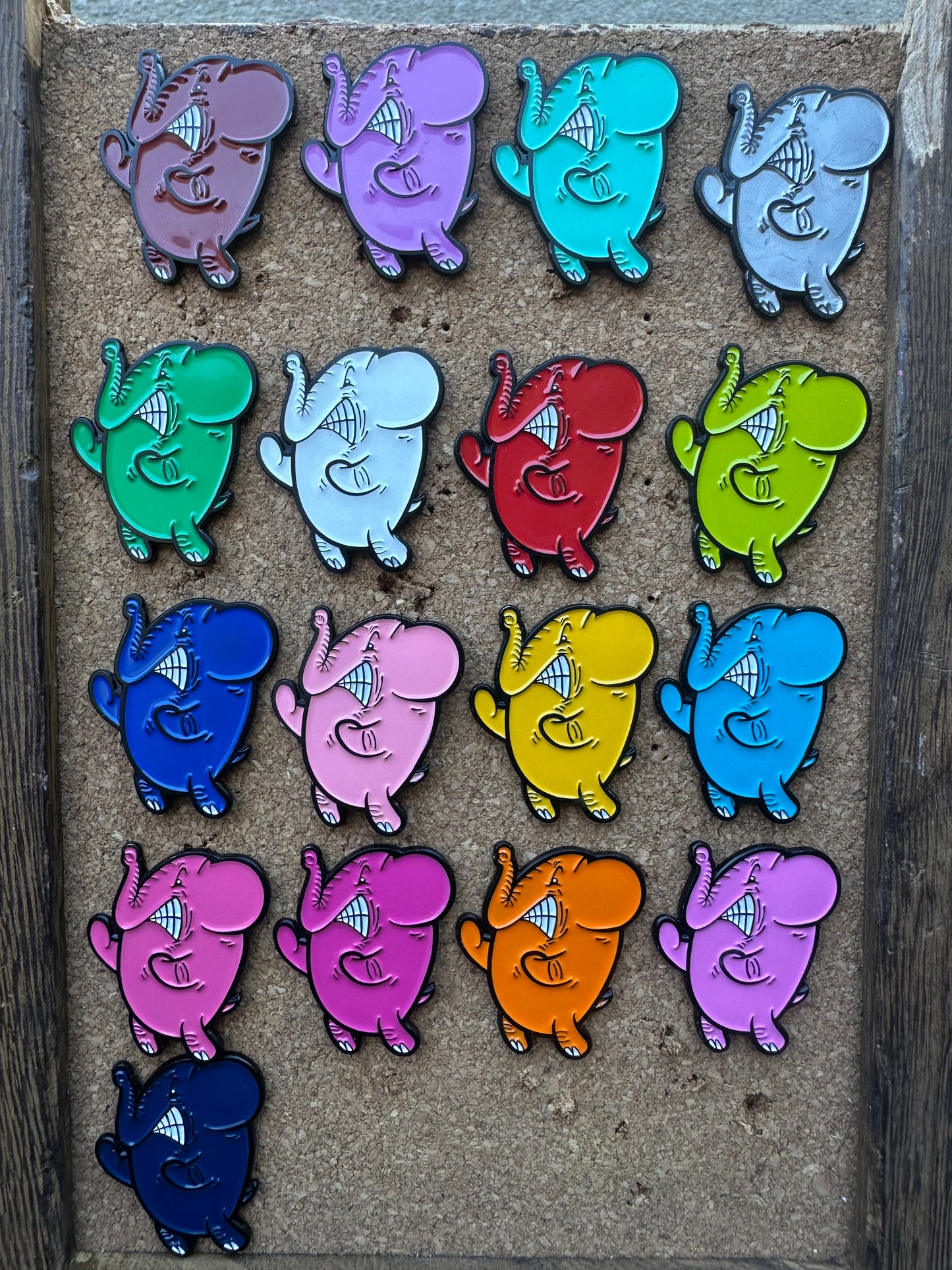 #4 SINGLE CHARLIE ENAMEL PINS! New colors
